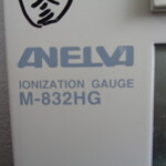 電離真空計（イオンゲージ）・アネルバ・M-832HG