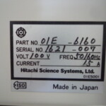 イオンスパッタ装置・日立・E-1030 （M200305A05）