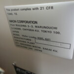 顕微鏡ウェハーローダー、ニコン、NWL-641 (M210114A12)